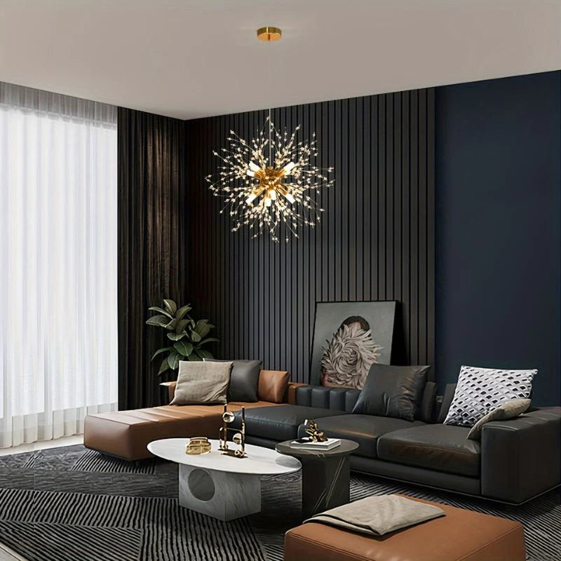 Lustre En Cristal À Suspension – Élégance Et Brillance Intemporelle