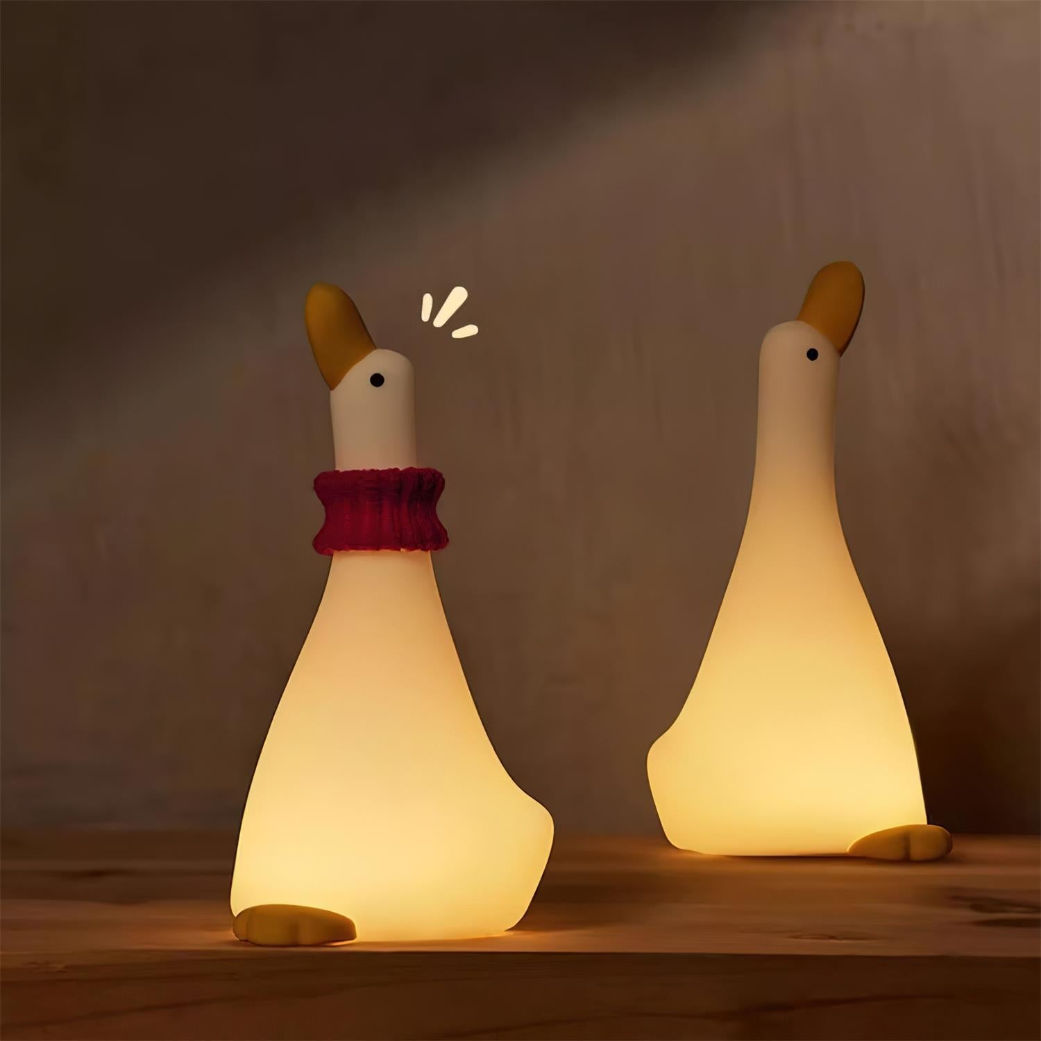 Enchanted Goose Nightlight - 触覚ライトと癒しのデザイン