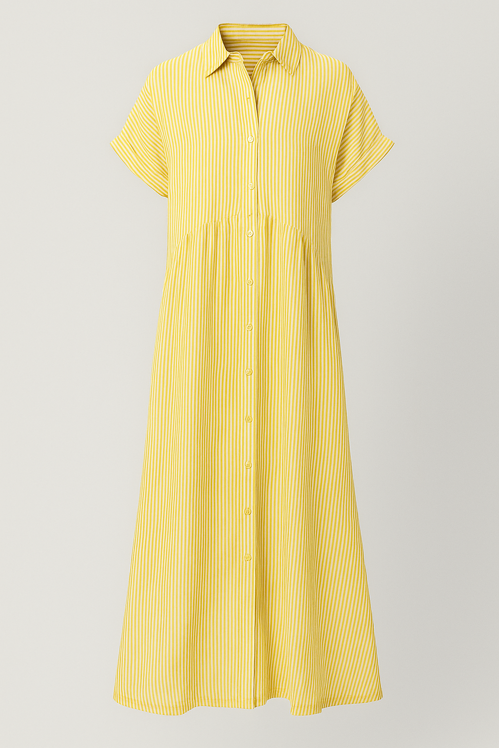 Midi-jurk met zakken – Elegant, comfortabel en met praktische zakken