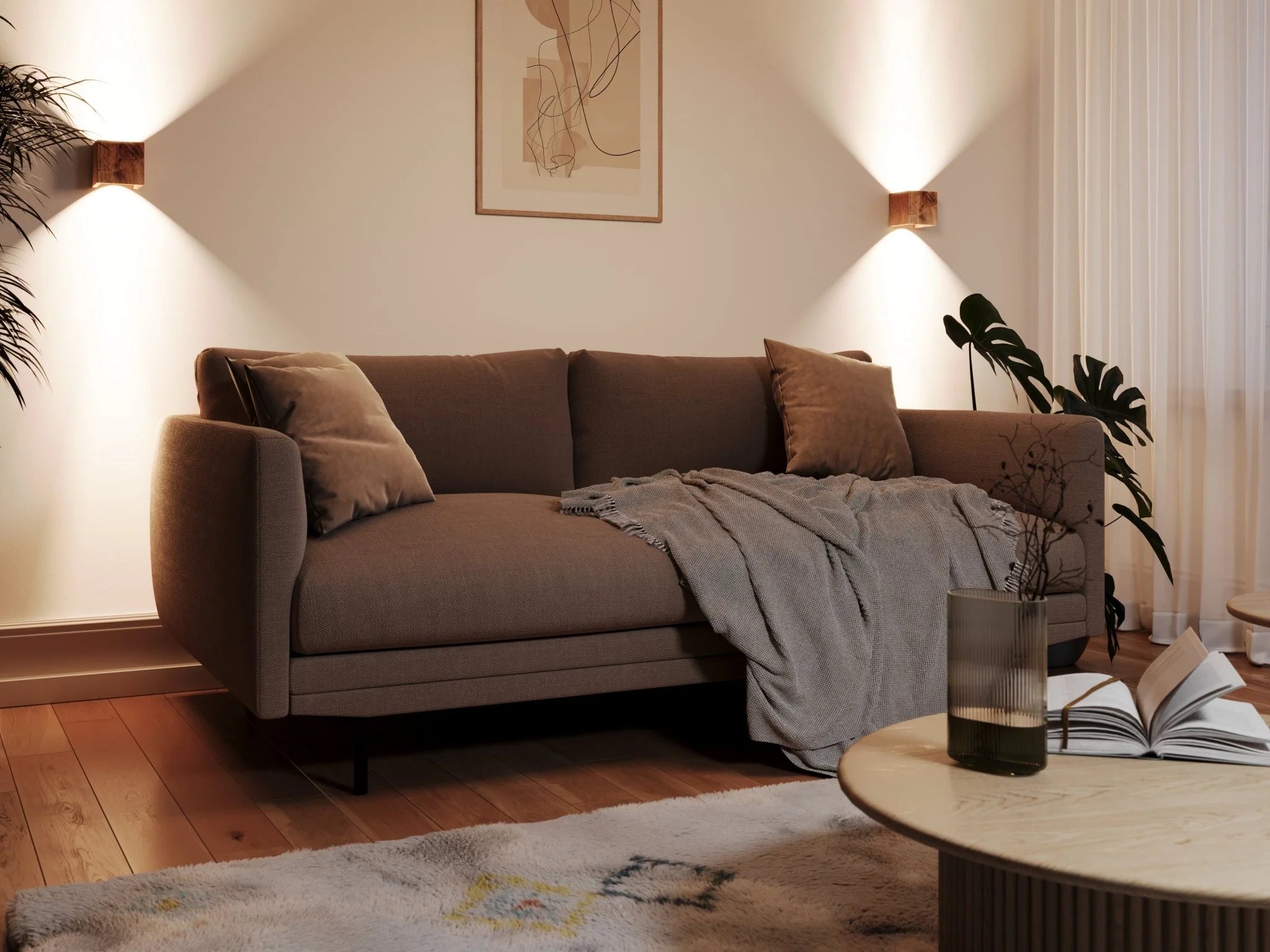 Nástěnné svítidlo Čtvercové – Styl Chic a Autentický