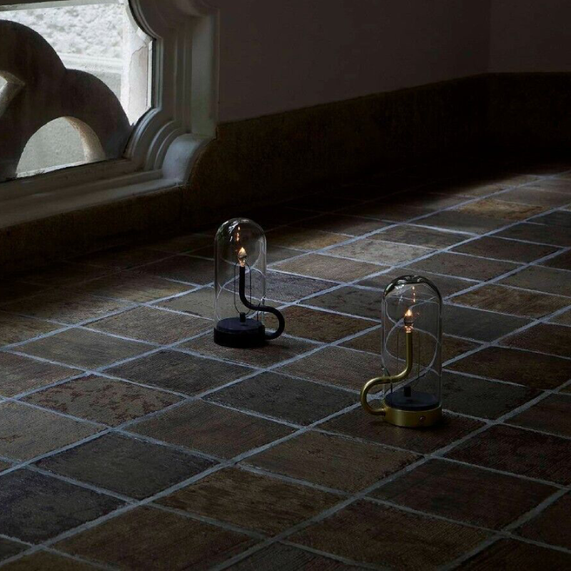 Table Lamp — Warm Lighting Flame Effect