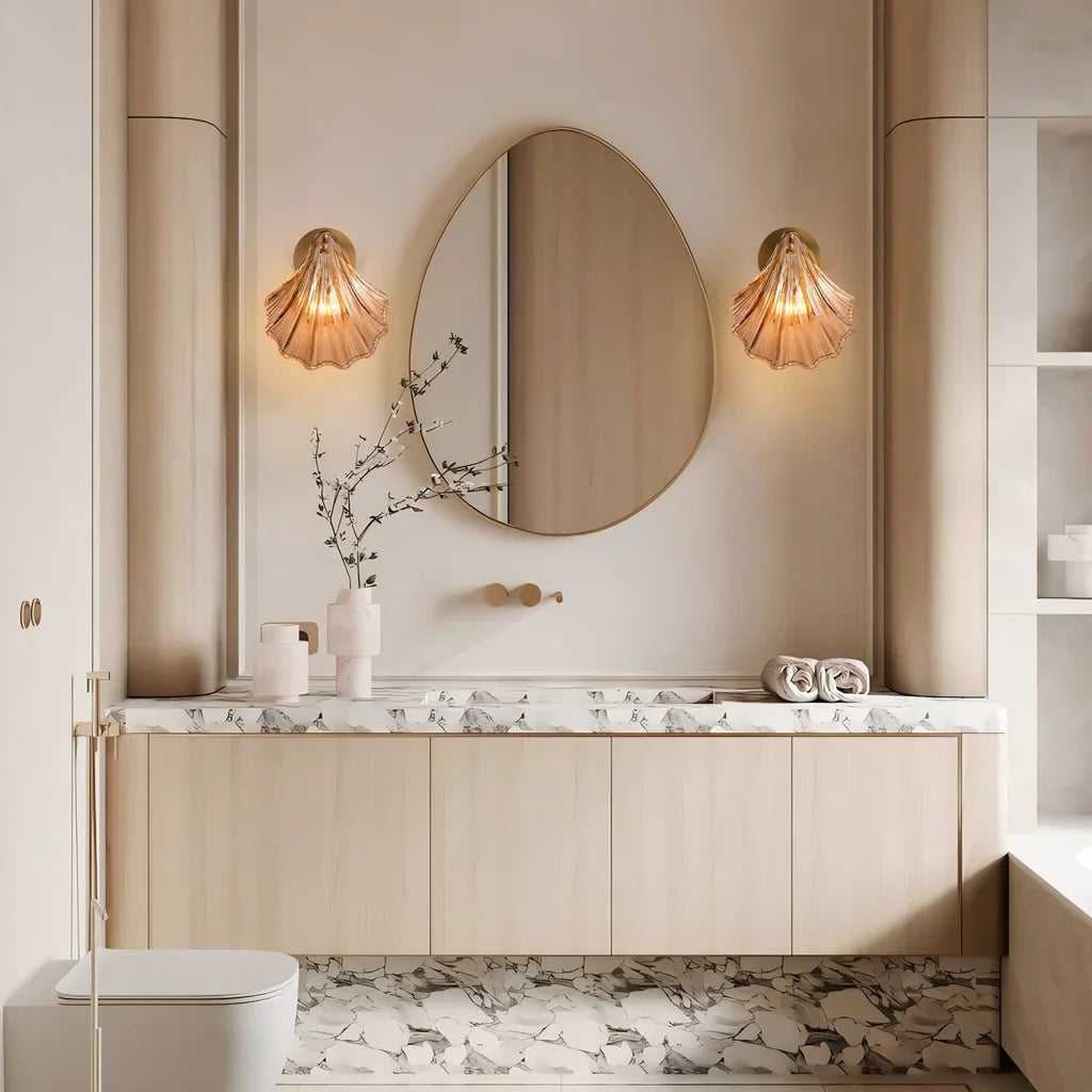 シェル壁灯 – エレガントでマリンな照明