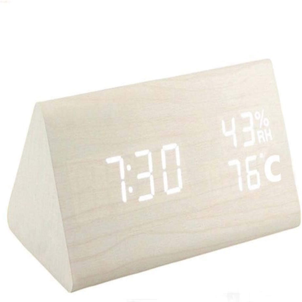 音声コントロール付きLED時計 – モダンデザインとスマート機能