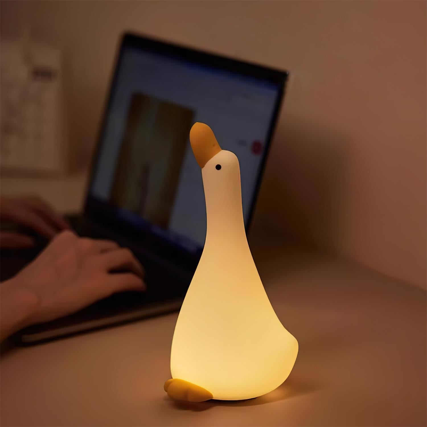 Enchanted Goose Nightlight - 触覚ライトと癒しのデザイン