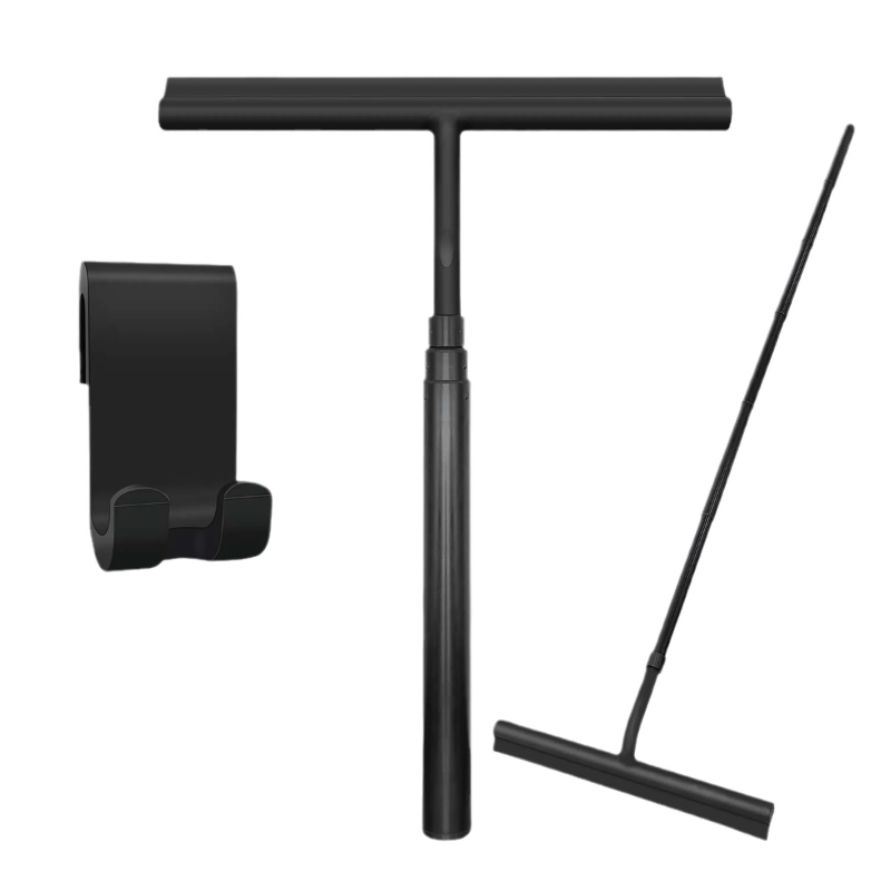 Raclette de duș telescopică – Curățare ușoară și fără efort