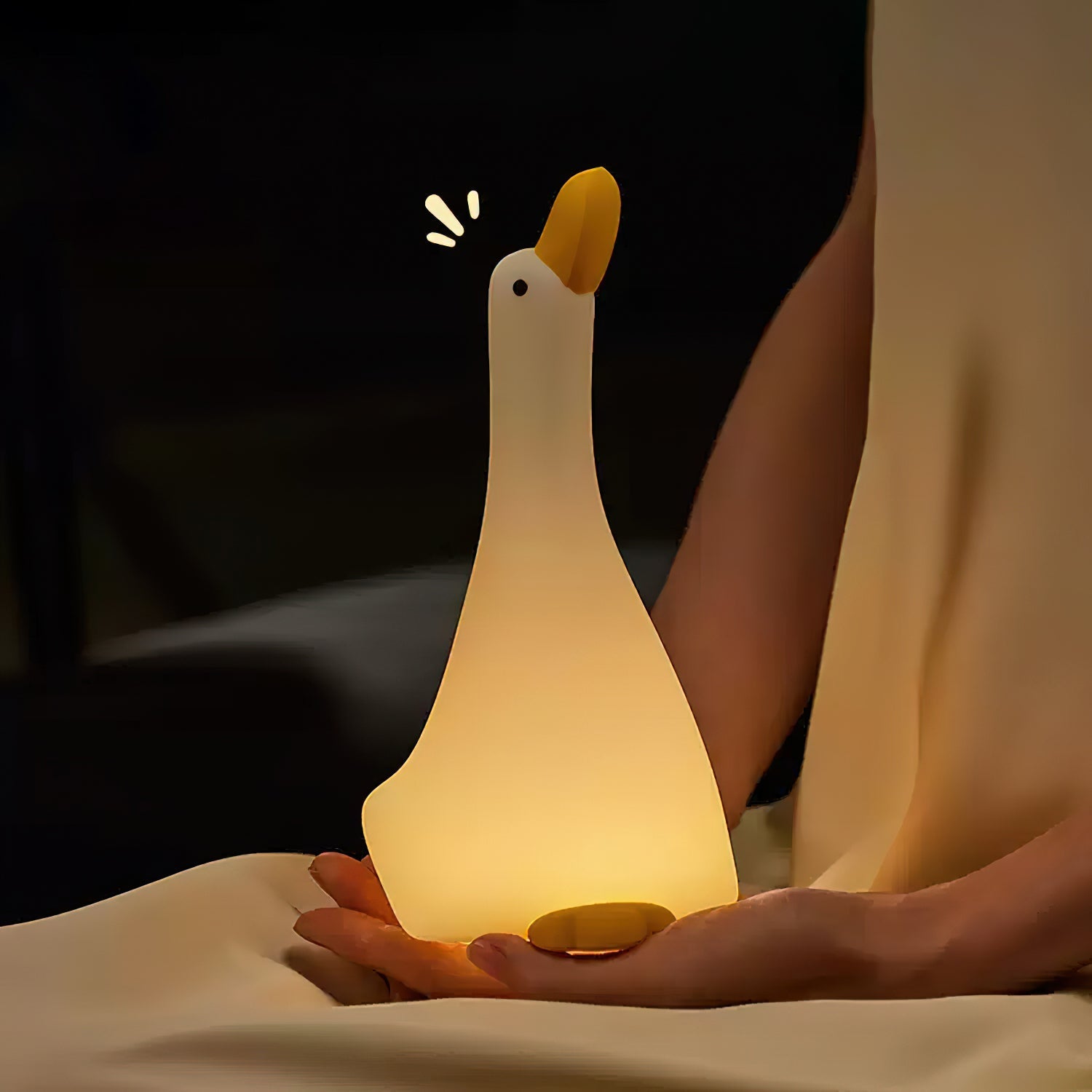 Enchanted Goose Nightlight - 触覚ライトと癒しのデザイン