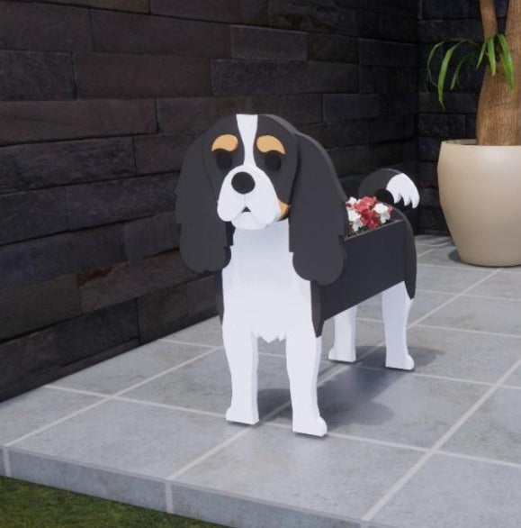 Original Blomsterkrukke — Hundeform