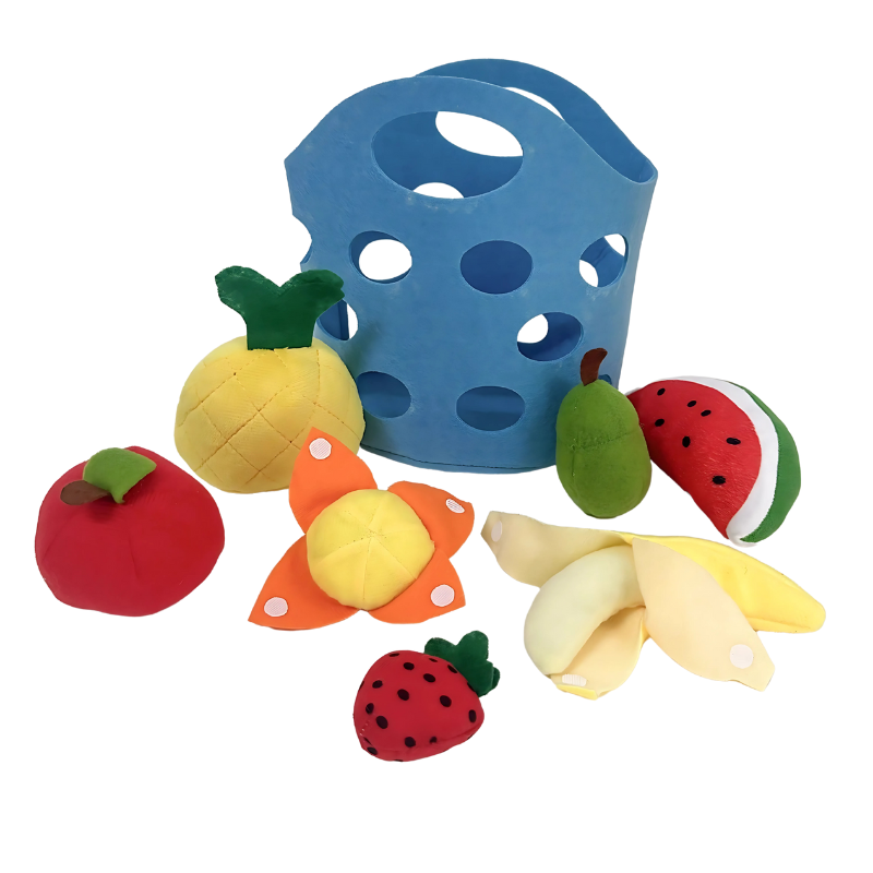 Marktmand van vilt voor kinderen - Alledaags plezier en ontdekken