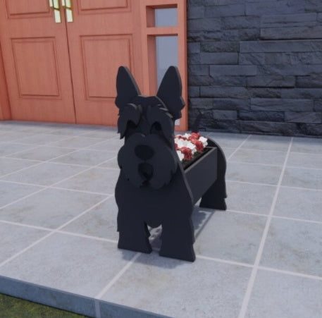 Original Blomsterkrukke — Hundeform