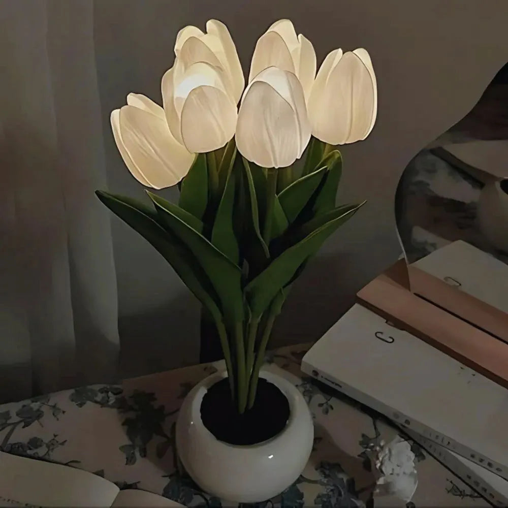 Decoratieve Lamp Tulp – Warme En Verfijnde Sfeer