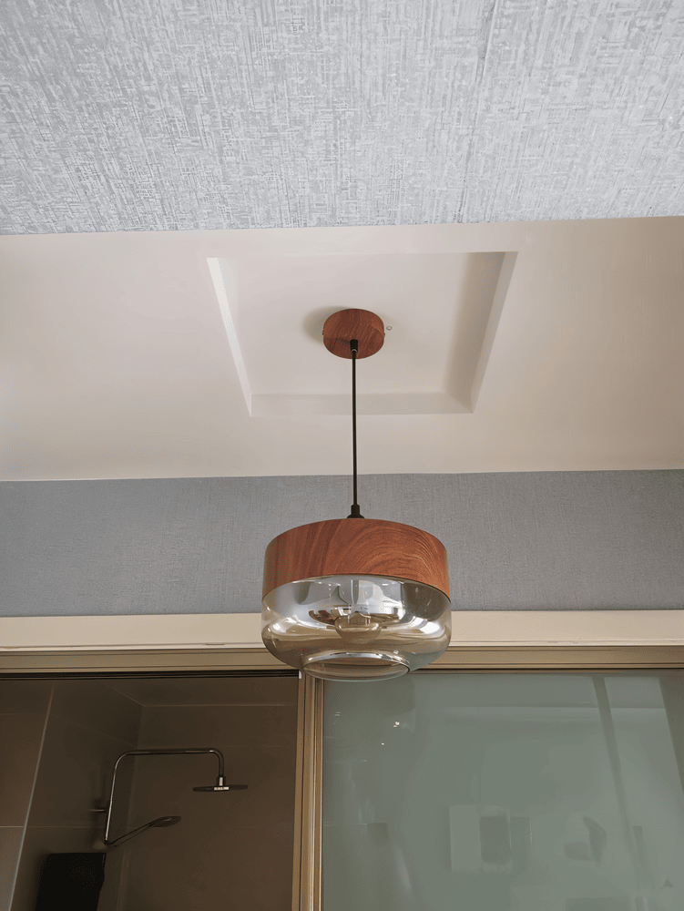 レトロなガラスのロフトペンダント - トレンディな照明とユニークな雰囲気