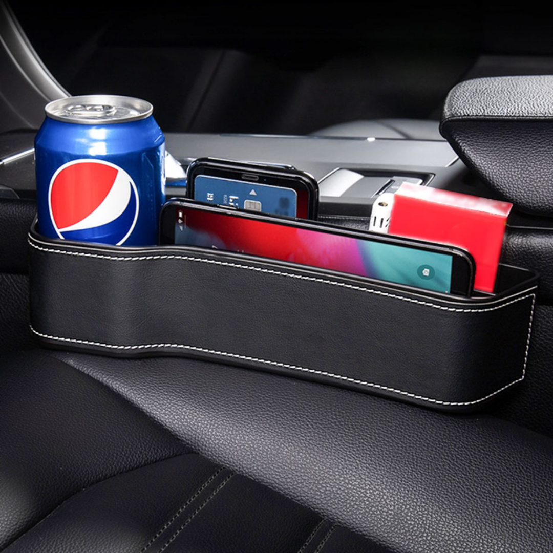Organizador para la consola del asiento del coche - Almacenamiento práctico y acceso rápido
