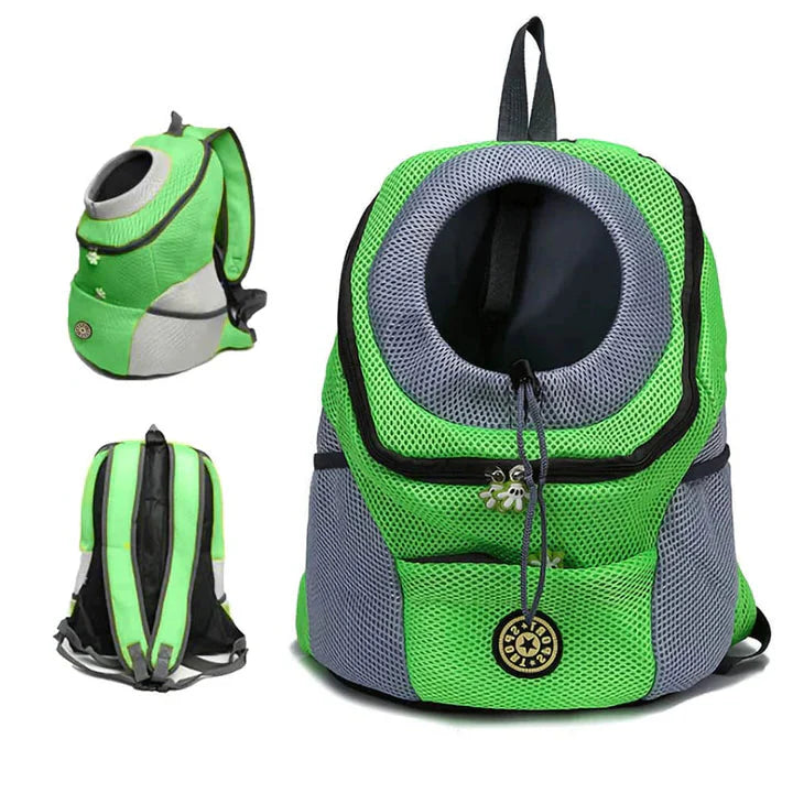 動物用リュックサック – 透明な窓と広い内部スペース