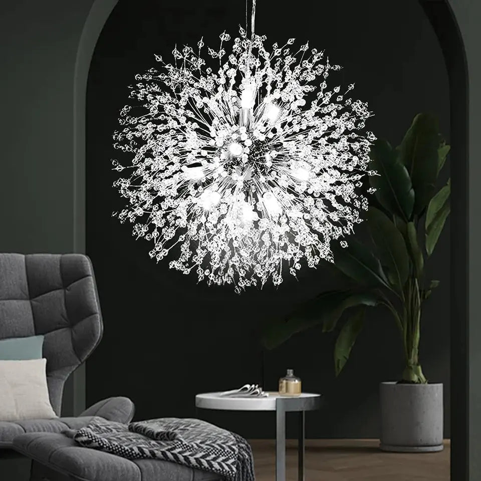 Lustre En Cristal À Suspension – Élégance Et Brillance Intemporelle