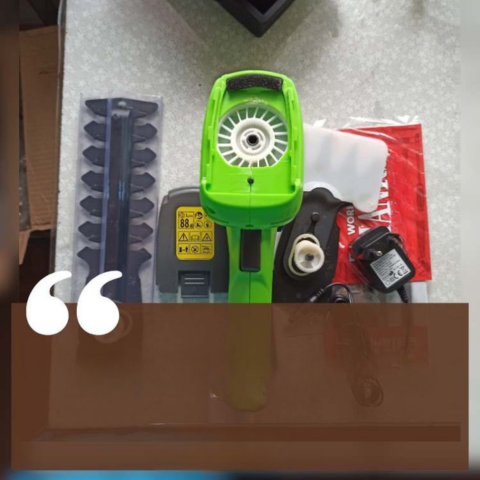 Taille-Haie Portable 2-en-1 – Léger, Pratique Et Sans Câble