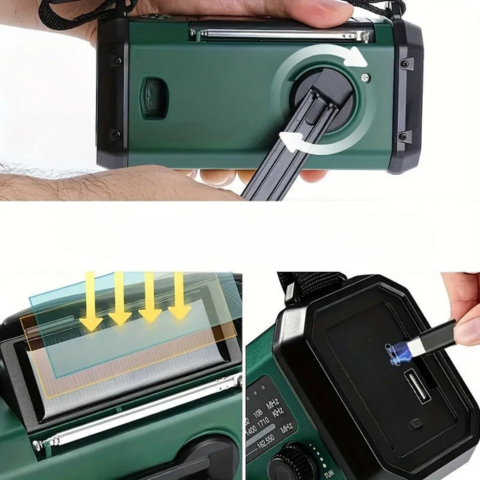 Multifunktionell Nödradio – Pålitlighet Och Praktiskhet