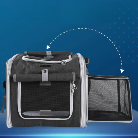 سلة دراجة قابلة للتوسيع للحيوانات - عملية ومريحة