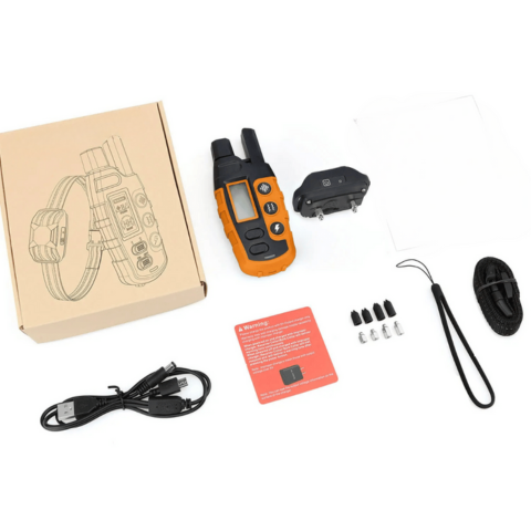 طوق تدريب عن بُعد - مقاوم للماء، قابل للشحن ومدى 1000 م