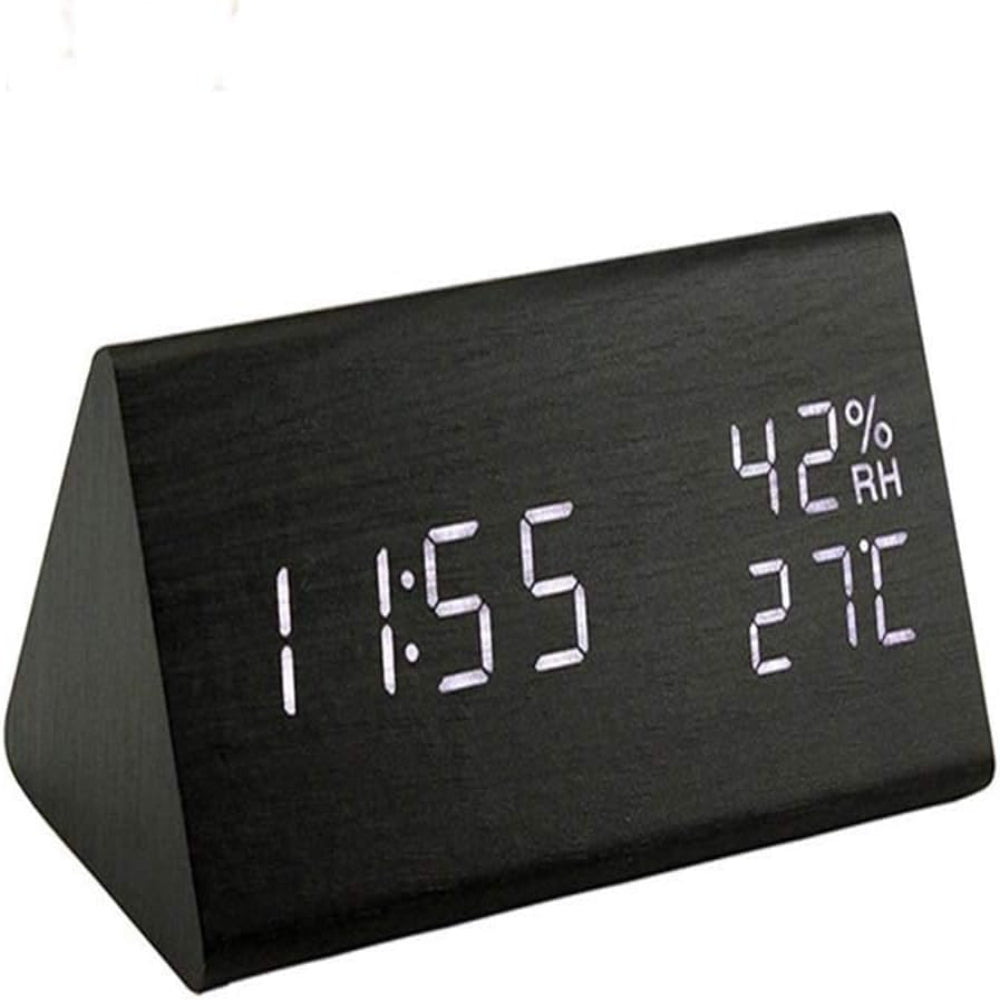 音声コントロール付きLED時計 – モダンデザインとスマート機能