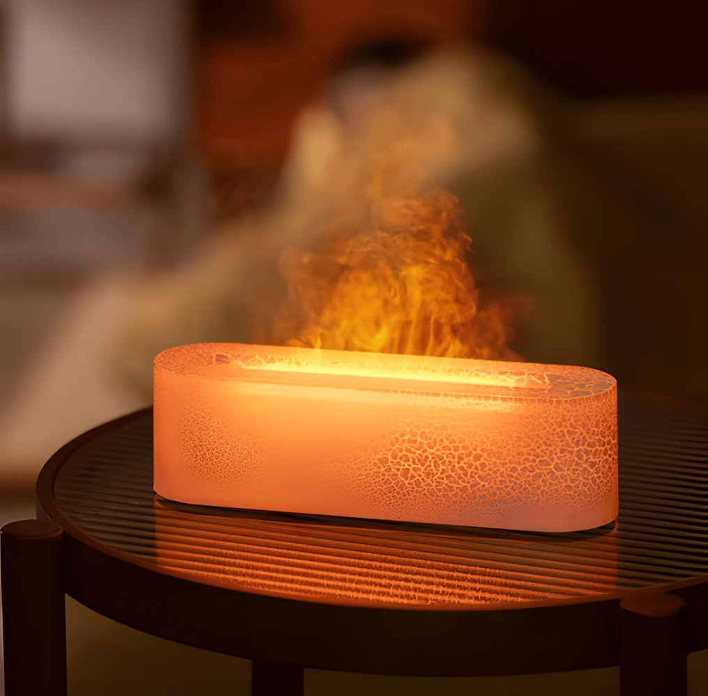 USB Aroma Diffuser med flerfarget LED-belysning - avslappende atmosfære og lett tåke