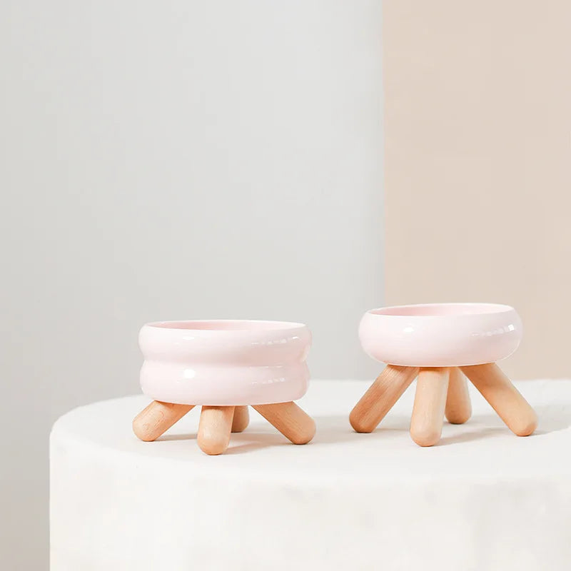 Design Raised Cat Bowl - Komfort og naturlig eleganse