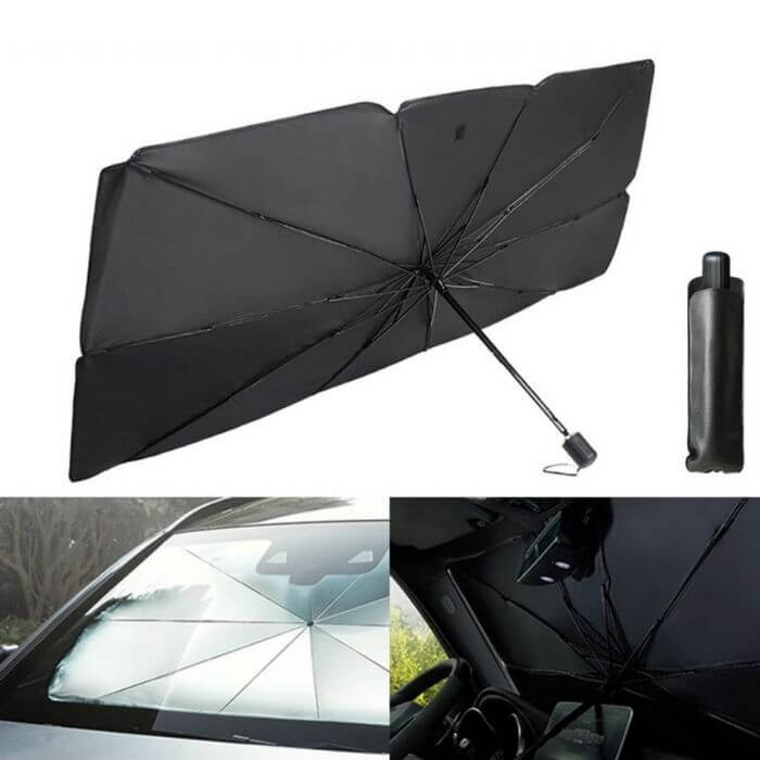 Parasol Pare-Brise Pliable — Protection Solaire Et Fraîcheur Instantanée