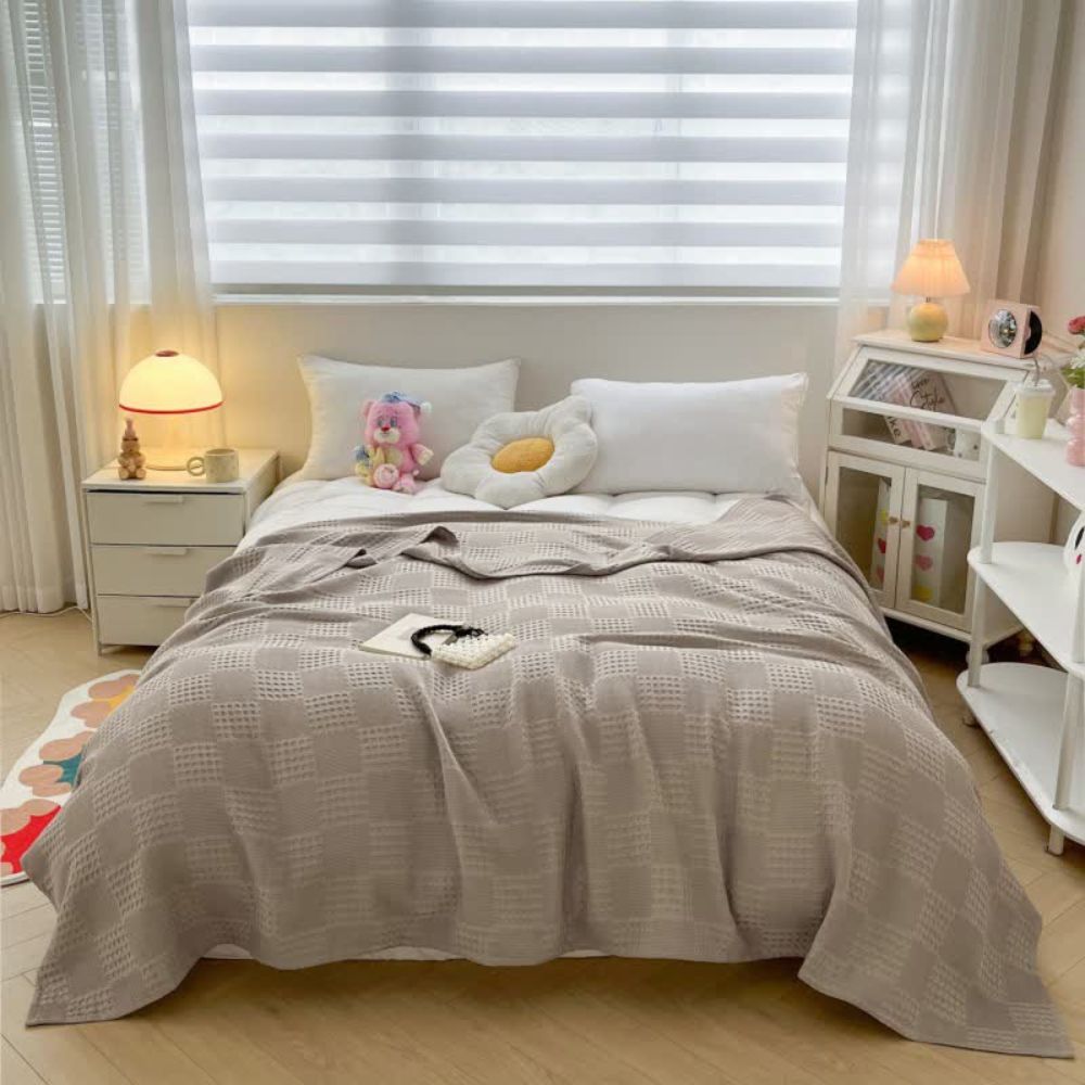 غطاء مزخرف فاخر - راحة دافئة وأناقة طبيعية