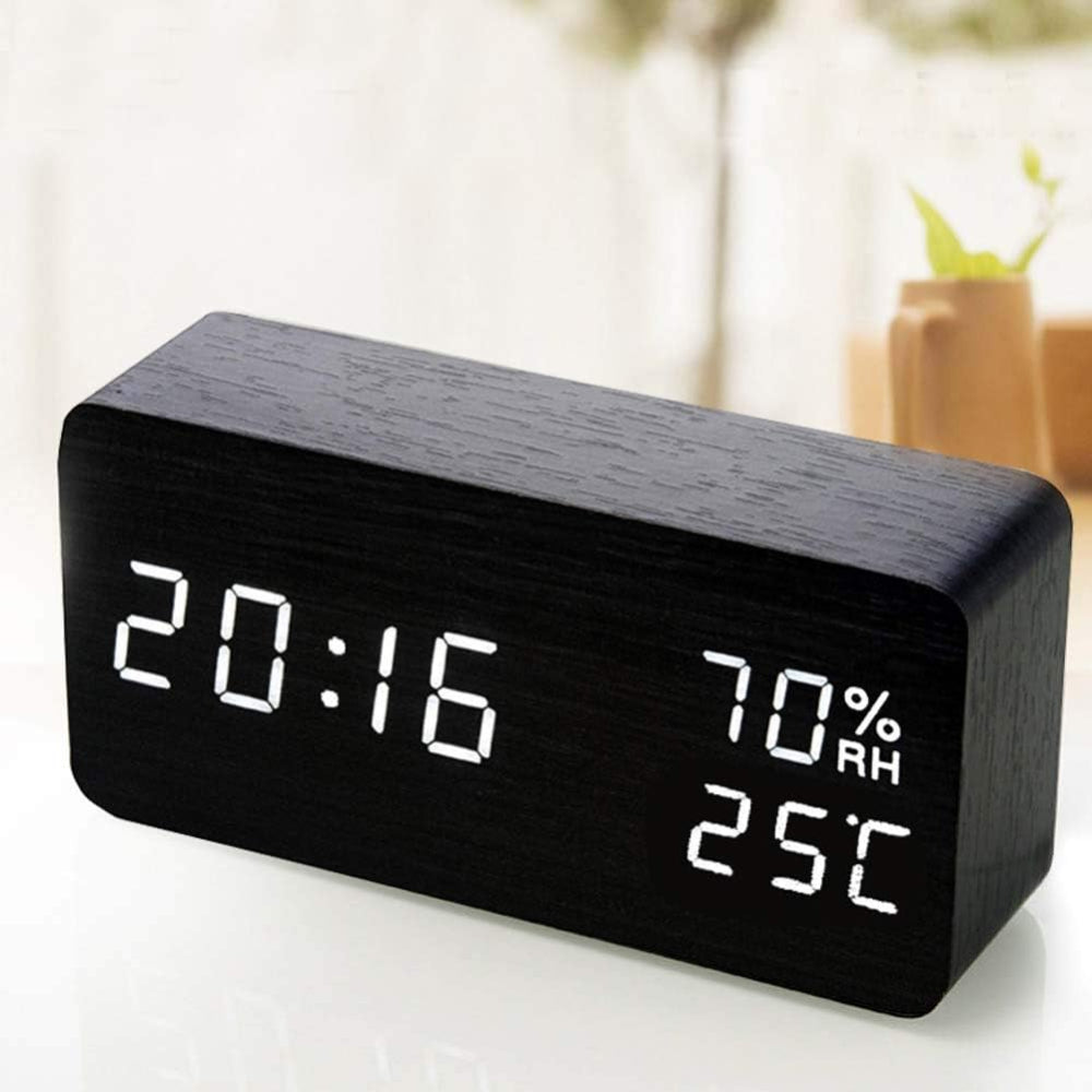 音声コントロール付きLED時計 – モダンデザインとスマート機能