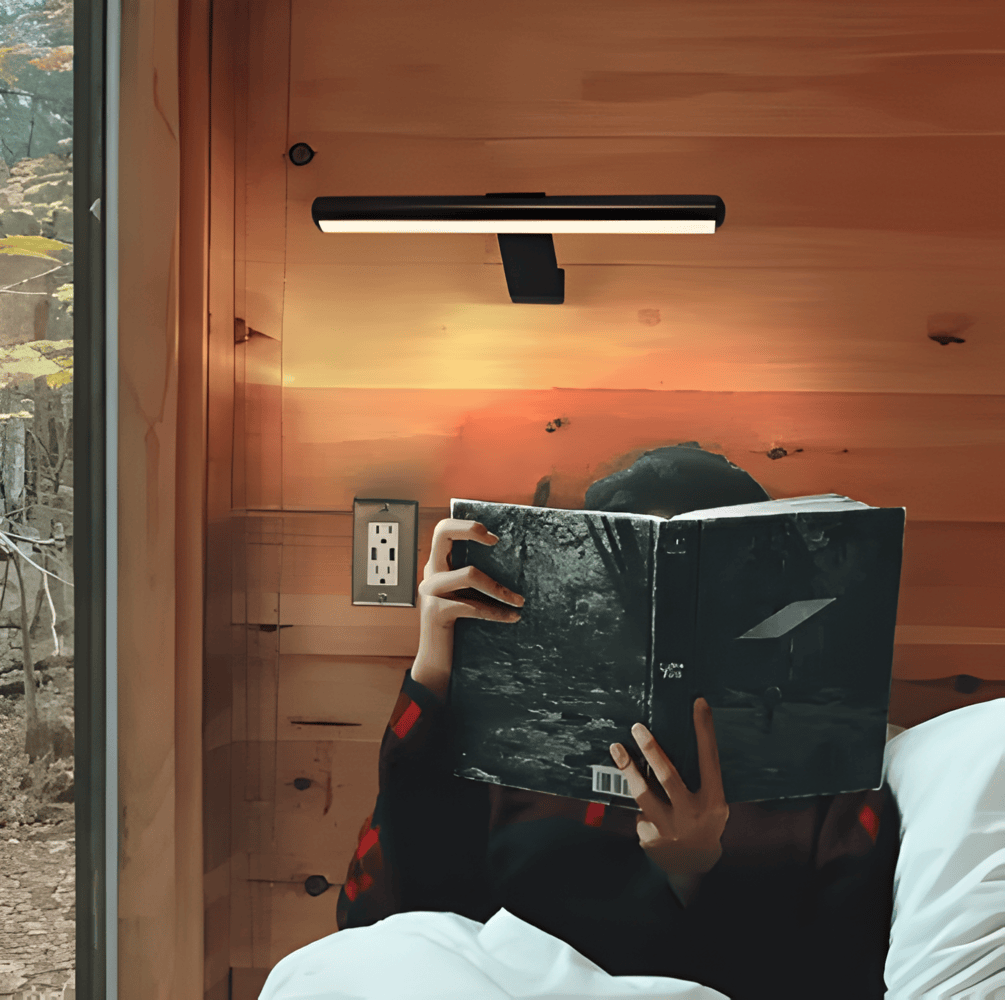 Trådløs USB-oppladbar LED-vegglampe - full rotasjon og praktisk opplading