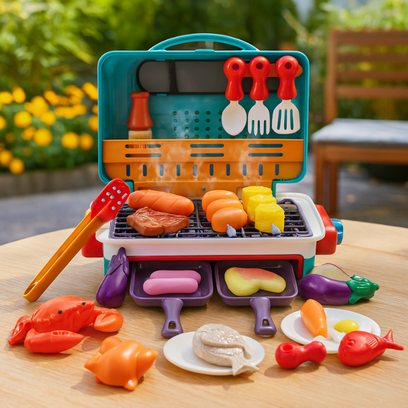 Toy Barbecue For Kids - Creativity & Gourmet Fun
