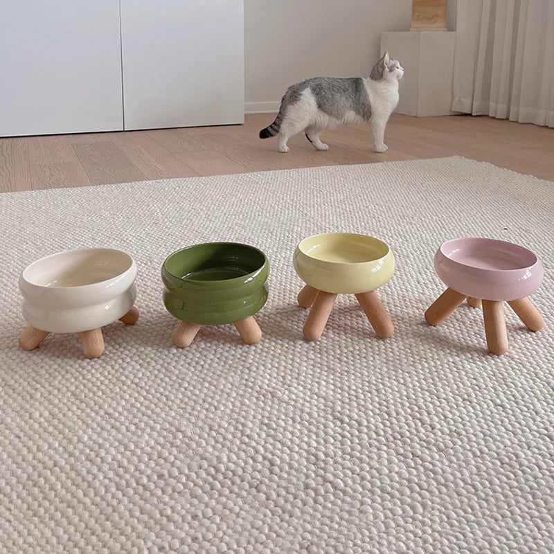 Design Raised Cat Bowl - Komfort og naturlig eleganse