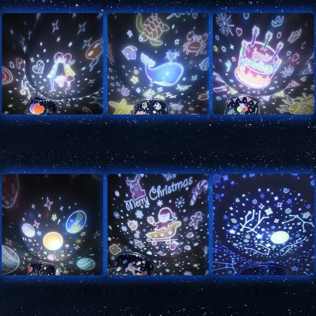 ナイトプロジェクターランプ – 幻想的でリラックスできる照明