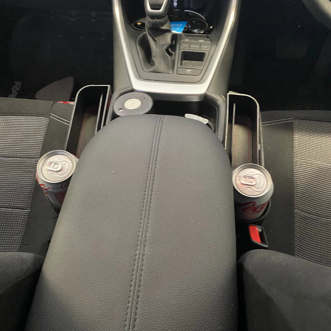 Organizador para la consola del asiento del coche - Almacenamiento práctico y acceso rápido