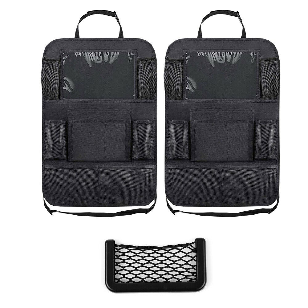 Bakseteorganisator med nettbrettholder - komplett oppbevaring og underholdning om bord