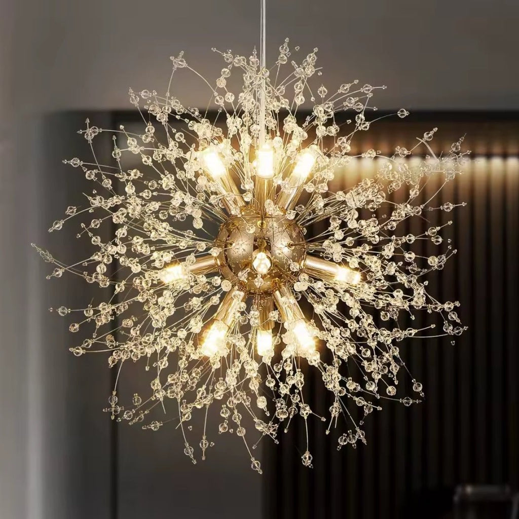 Lámpara de Cristal Colgante – Elegancia y Brillo Atemporal 