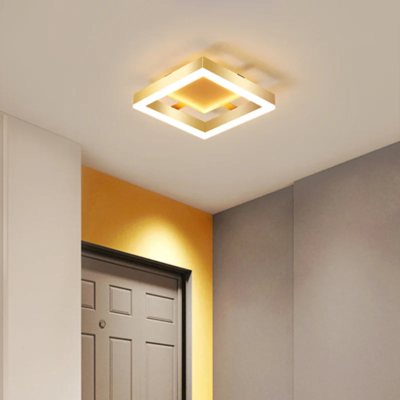 Plafoniera contemporanea - Forme eleganti e illuminazione uniforme
