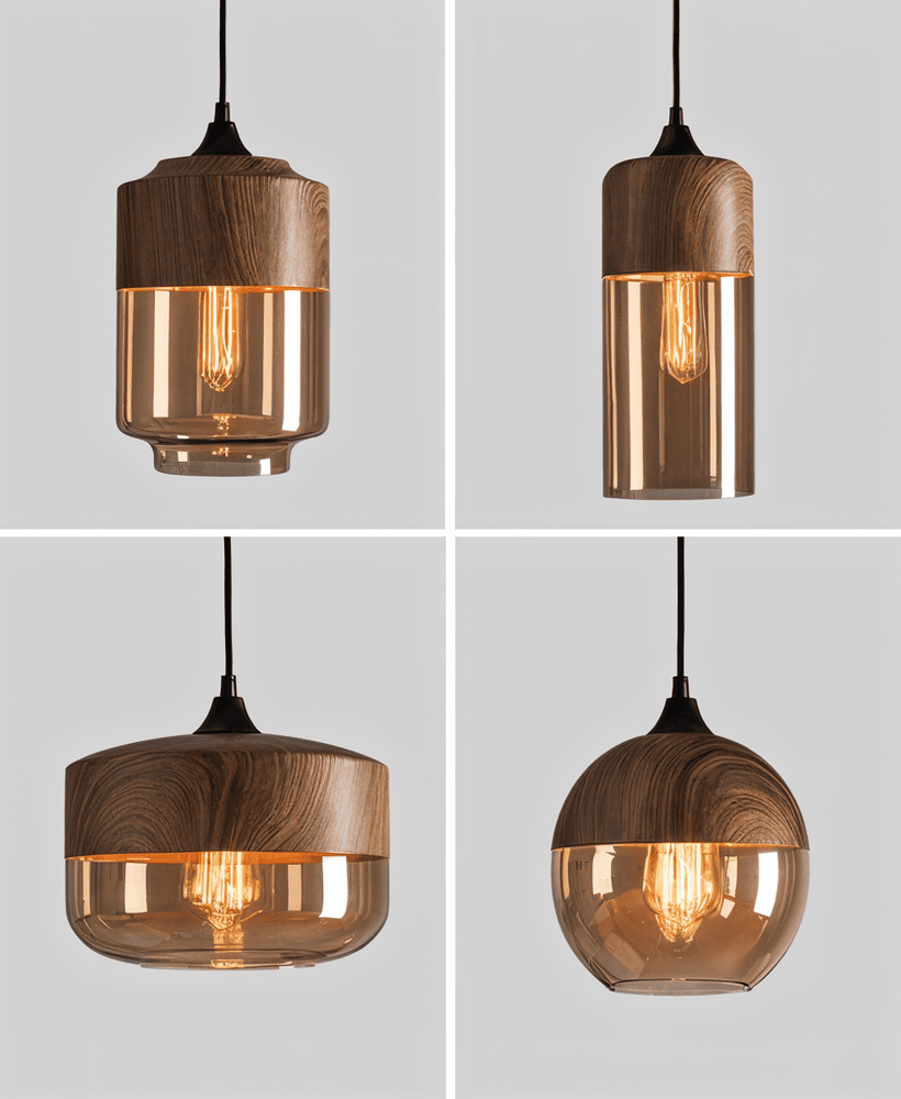 Suspension Loft En Verre Rétro — Luminaire Tendance & Atmosphère Unique