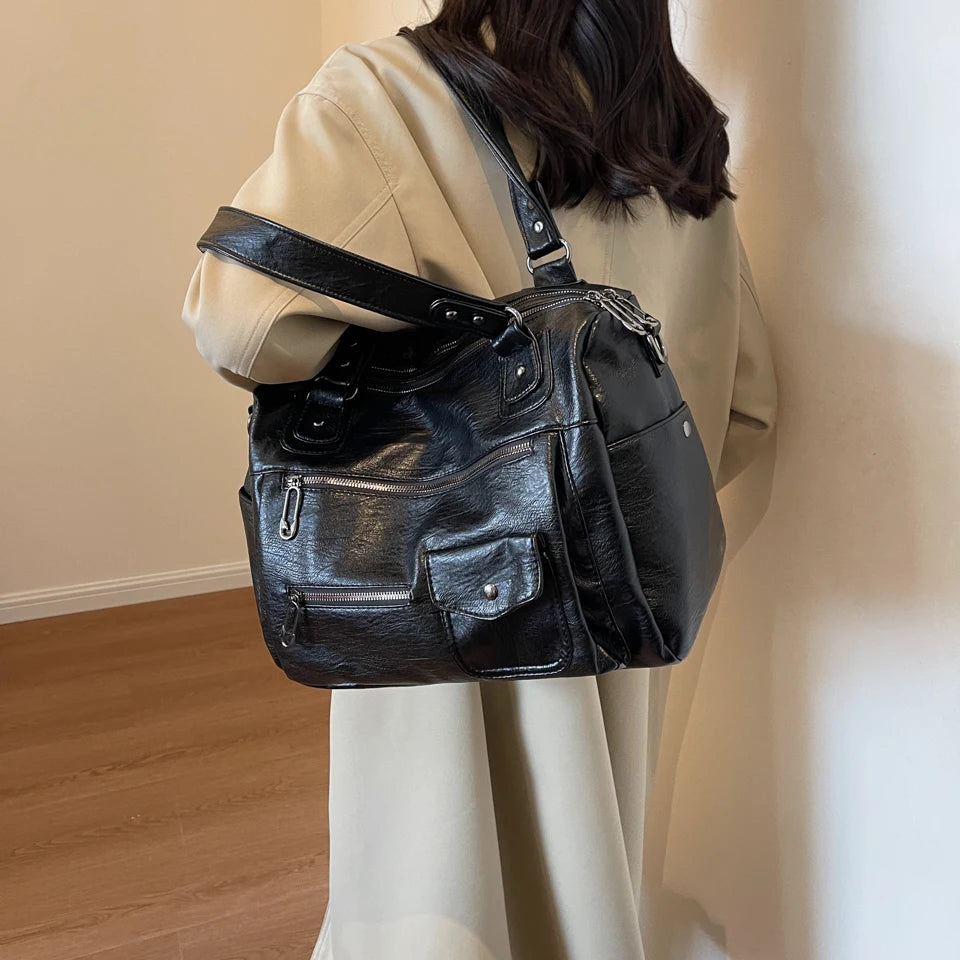 Belmonde | Stor Skolväska Med Axelrem – Praktisk Och Daglig Elegans 