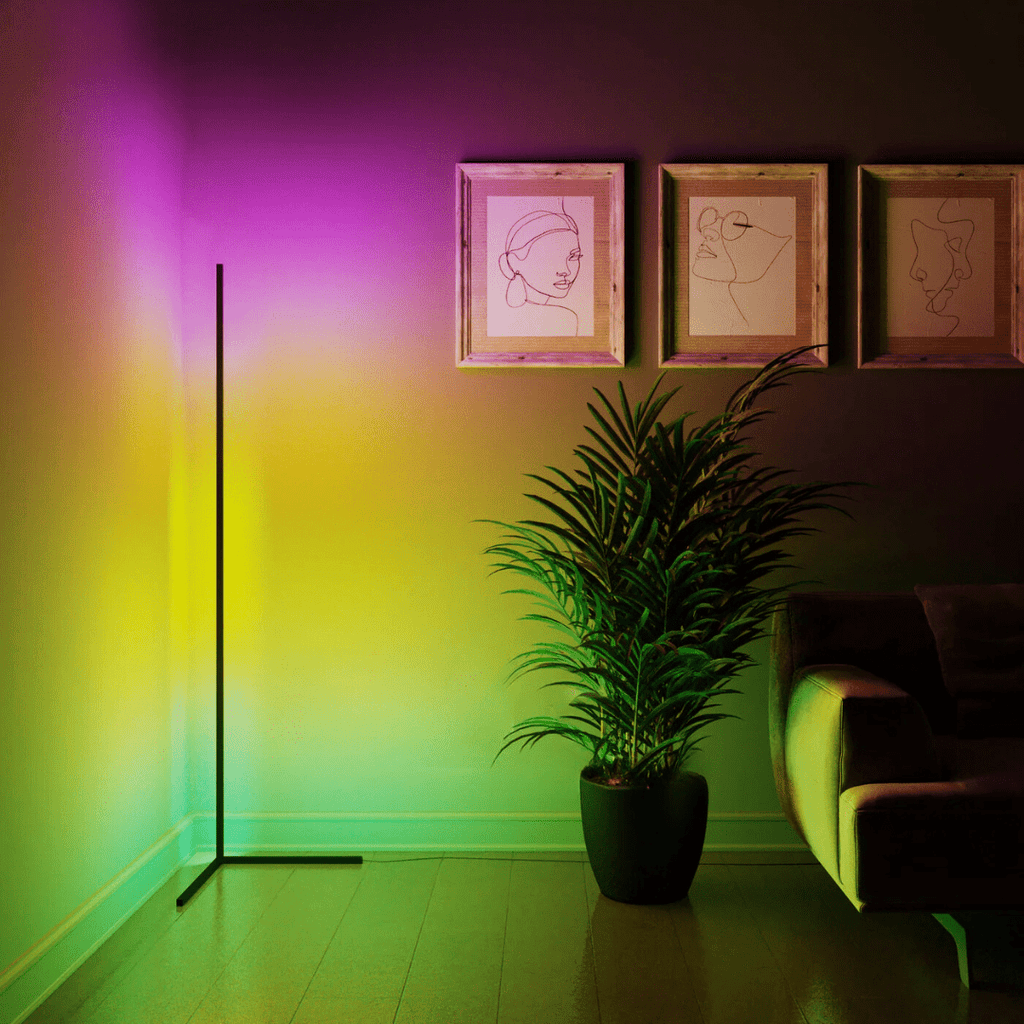 Rohová náladová lampa - Éclat Multicolore & Atmosphère Moderne