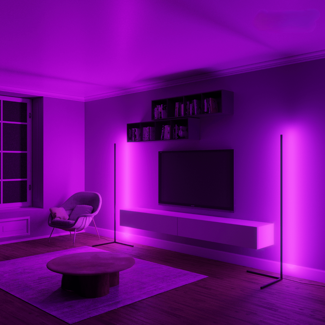 Hoek sfeerlamp - Éclat Multicolore & Atmosphère Moderne