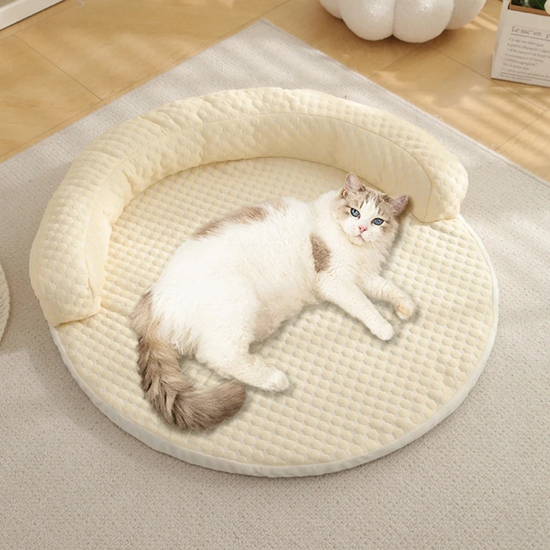 Round Refreshing Carpet – With Raised Resting Area 