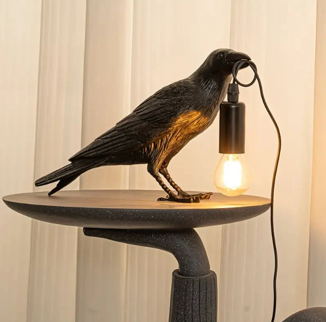 Decorative Lamp — Raven For Mysterious Atmosphere 