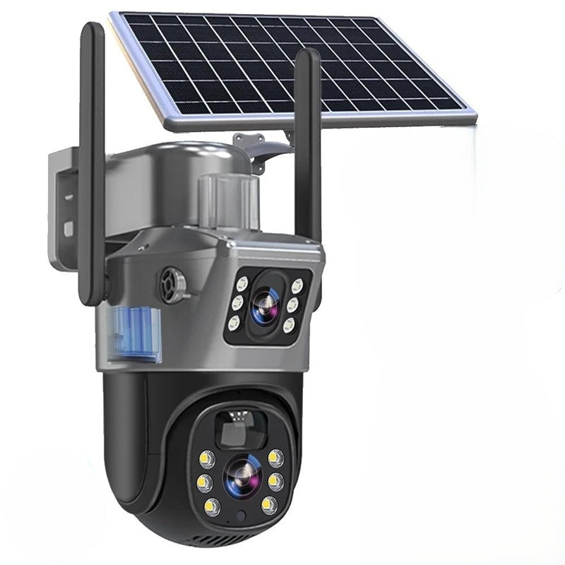 Caméra De Sécurité Intelligente – Connectivité Wi-Fi Et Énergie Solaire