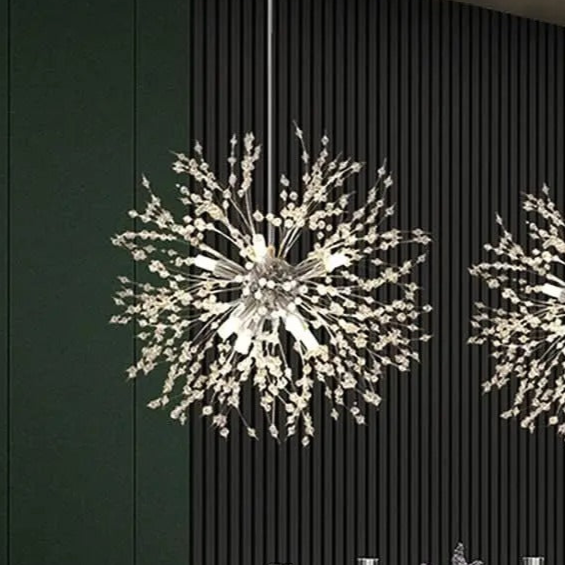 Lámpara de Cristal Colgante – Elegancia y Brillo Atemporal 