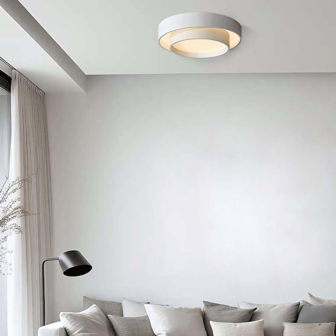 LED Taklampe Disk – Lys Og Visuell Komfort 