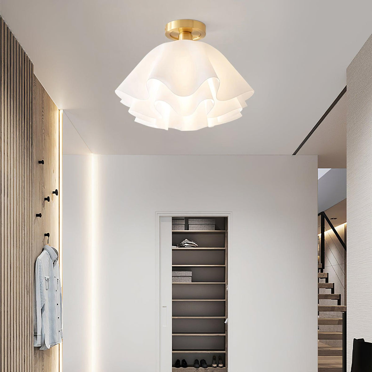 Moderne Elegante Plafondlamp – Verfijnde Verlichting En Gezellige Sfeer 