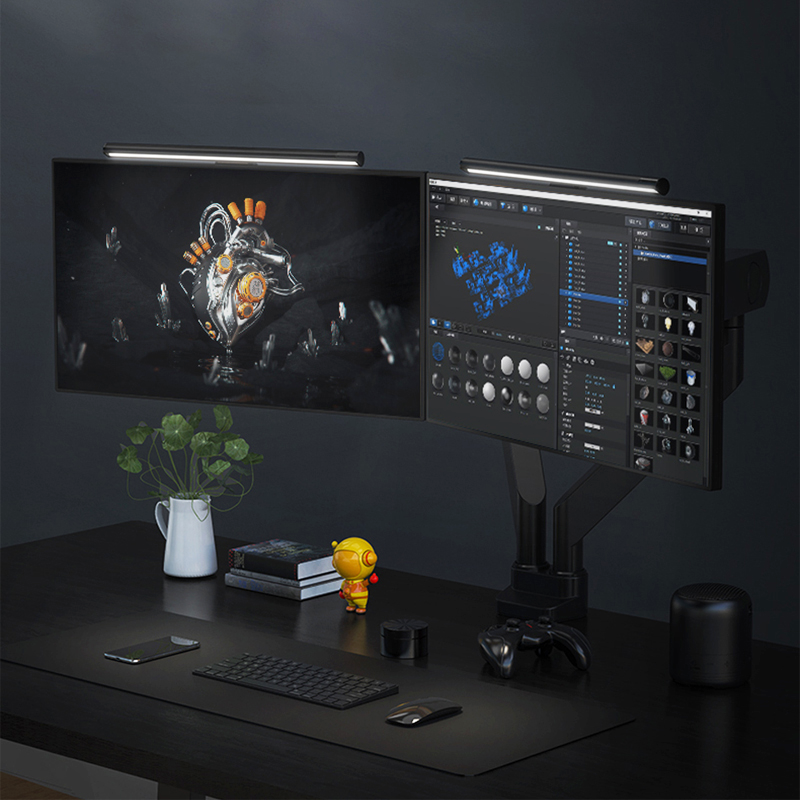 Lâmpada LED de Secretária - Iluminação Sem Fios para Ecrã 