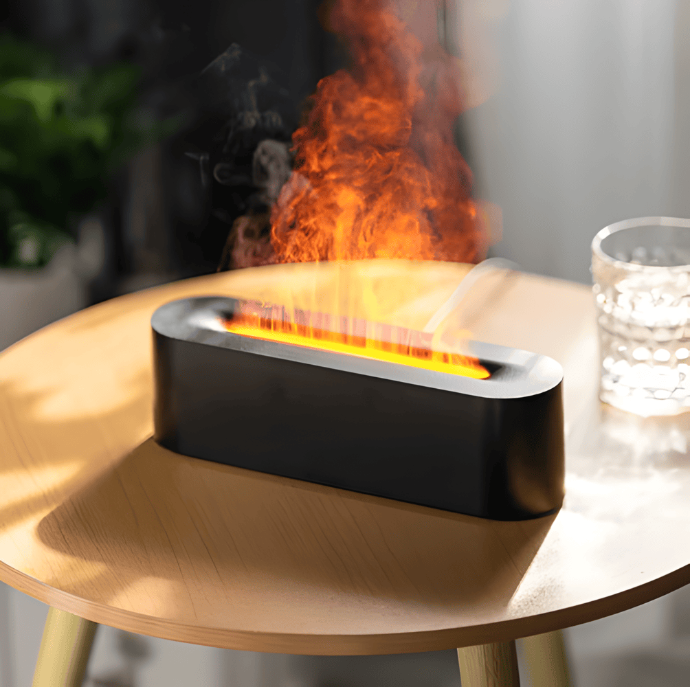 USB Aroma Diffuser med flerfarget LED-belysning - avslappende atmosfære og lett tåke