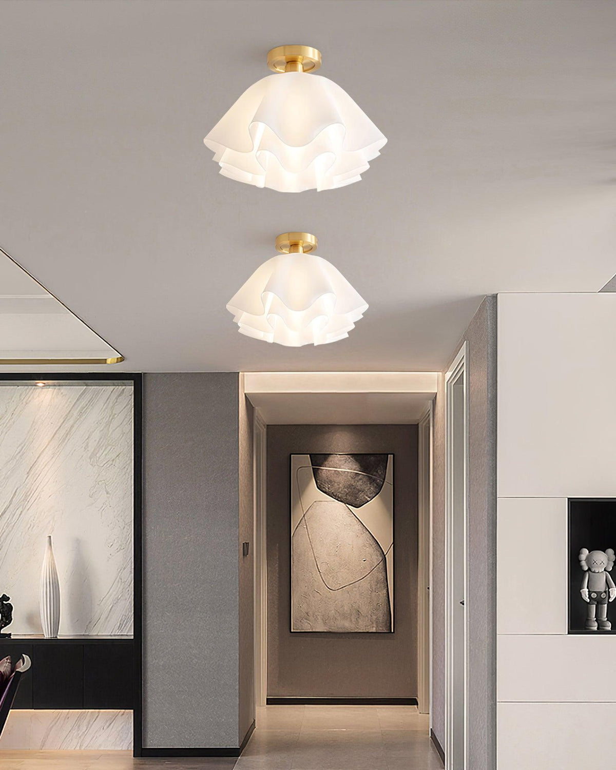 Moderne Elegante Plafondlamp – Verfijnde Verlichting En Gezellige Sfeer 
