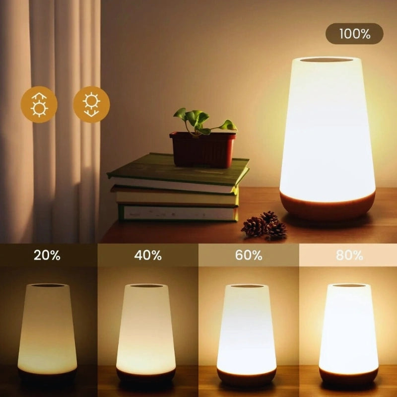 Moderne Nattbordlampe – Elegant og Funksjonell Design 